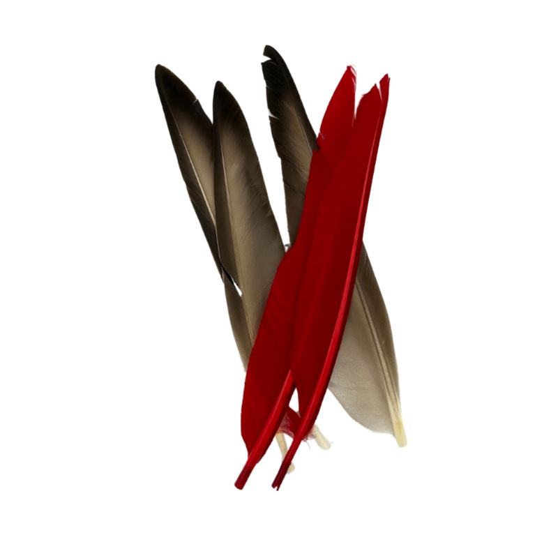 Wapsi Duck Quill|Olive|Golden Olive|Black|White|Red|Mallard Gray|Ginger|Brown