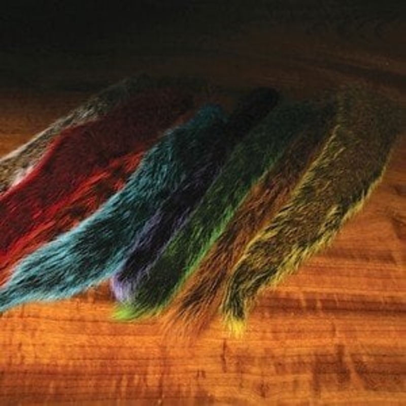 Wapsi Squirrel Tail|Natural Fox|Orange|Grey|Black|Yellow|Blue