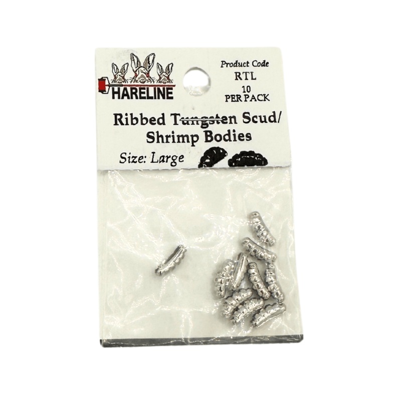Hareline – Ribbed Tungsten Scud/Shrimp Bodies