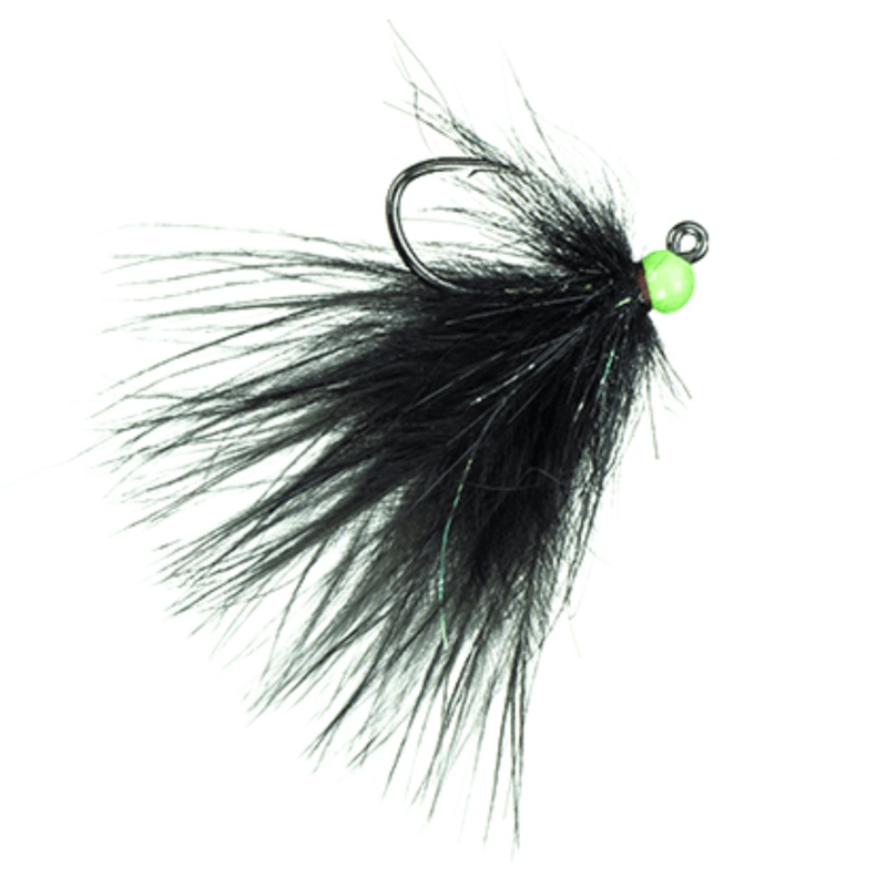 MFC Ice-Off Jig|Black/Chartreuse Bead|10