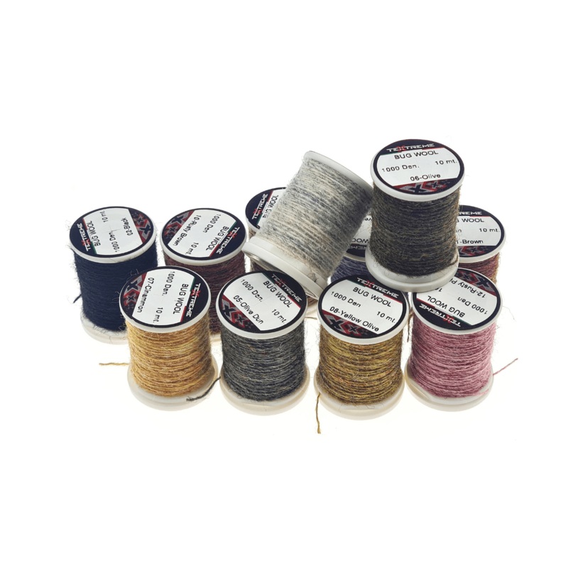 TeXtreme Bug Wool|Gray Olive|Cinnamon|Light Gray|Yellow Olive|RustyBrown|Brown|Dark Gray