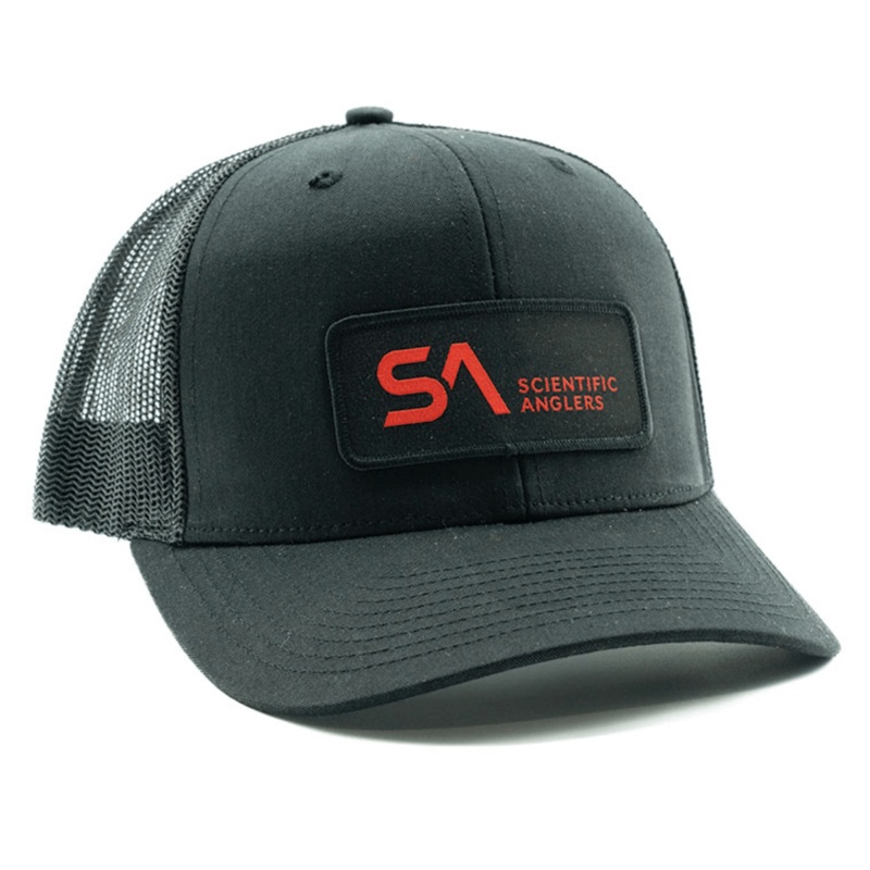 Scientific Anglers – SA Logo Patch – Black Mesh