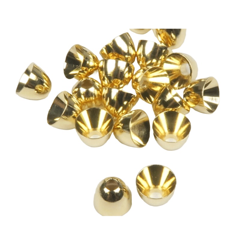 Wapsi Brass Coneheads|Gold|6mm (.25″)