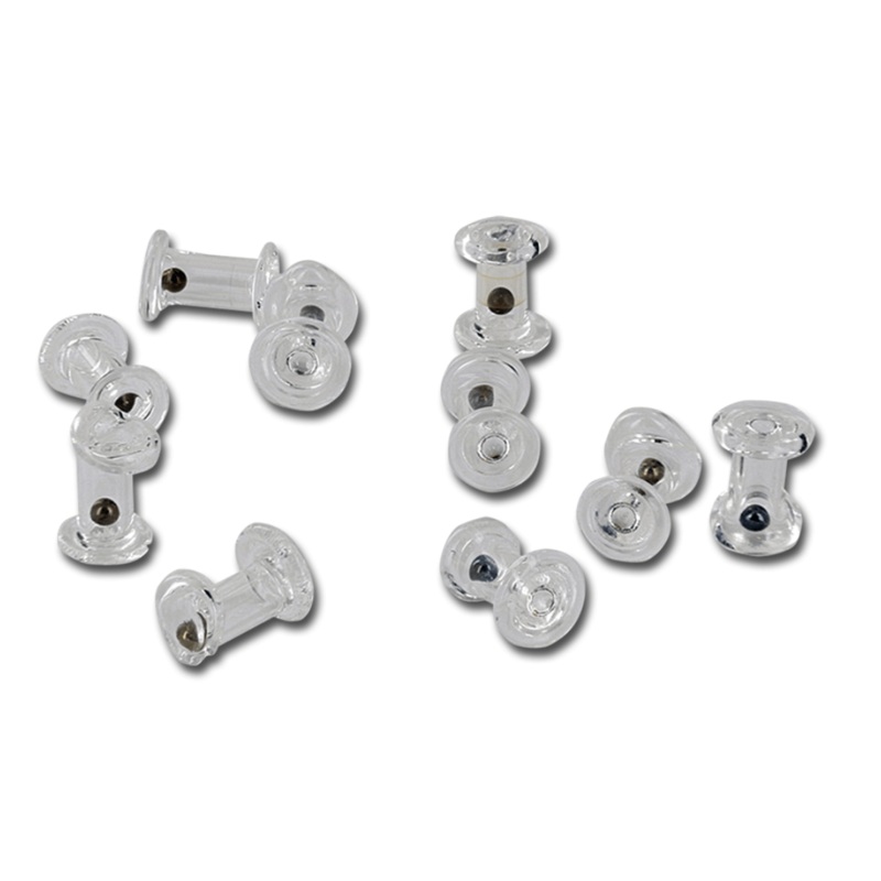 Hareline Flat End Eye Glass Rattles