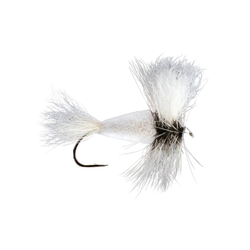 Wulff Bomber White/Badger Hackle Salmon Fly