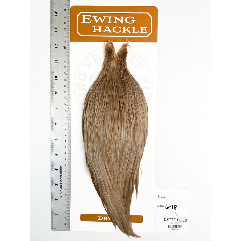 Dun – Ewing Dry Fly Rooster Cape