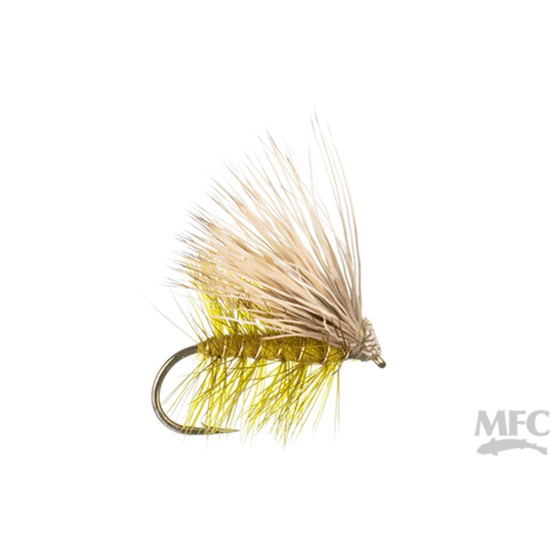 Elk Hair Caddis Olive Dry Fly|10|12|14|16|18