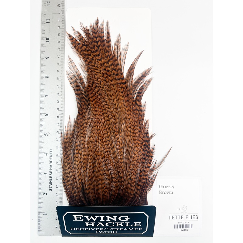 Grizzly dyed Brown – Ewing Deceiver Patch