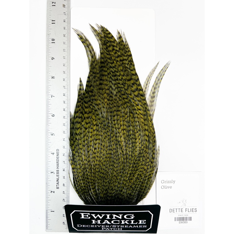 Grizzly dyed Olive – Ewing Deceiver Patch