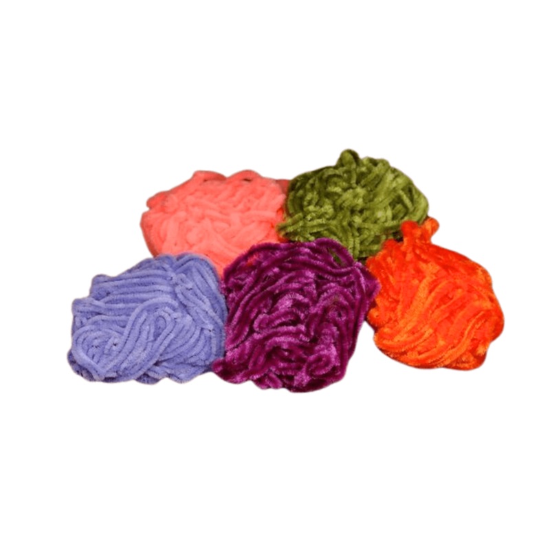 Hareline Chenille|Medium|Red|White|Dark Olive|Light Olive|Purple|Tan|Black|Brown