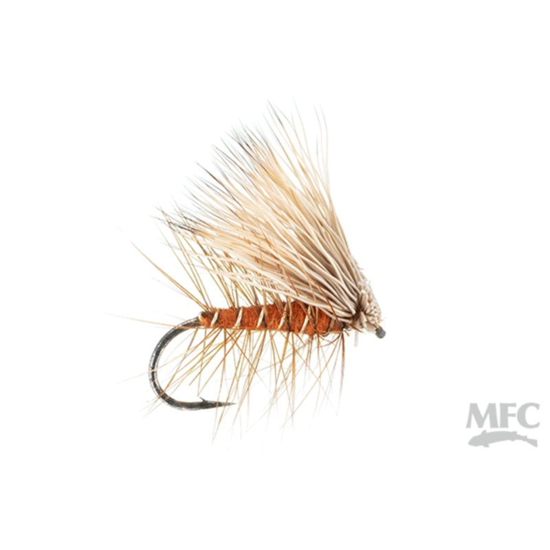 Orange Elk Hair Caddis Dry Fly