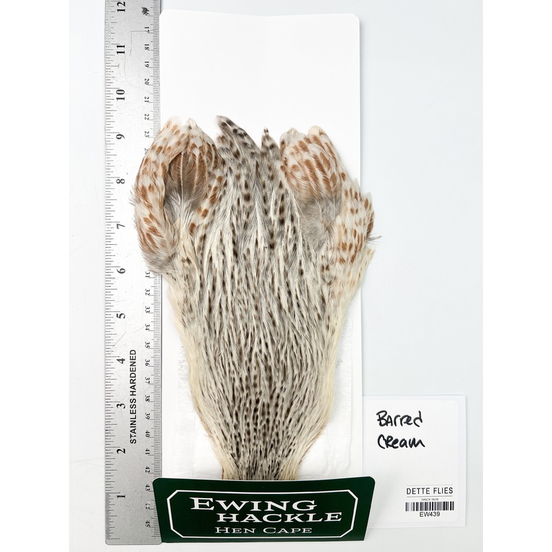 Barred Cream – Ewing Hen Cape (439)