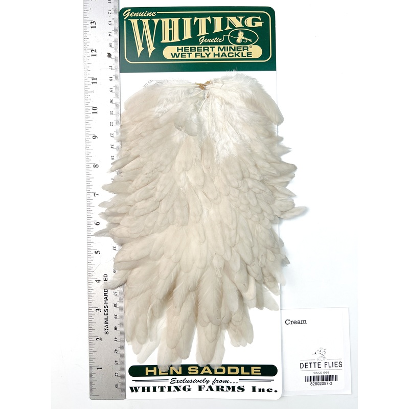 Cream – Whiting Hebert Hen Saddle