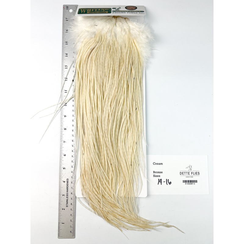 Cream – Whiting Hebert Rooster Saddle | Bronze Grade