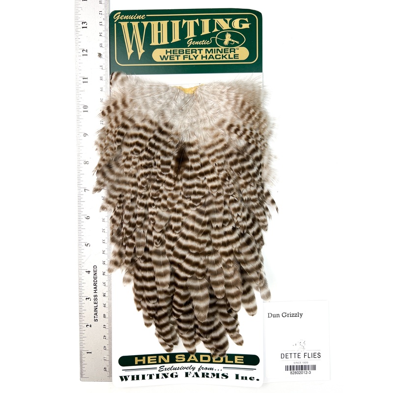 Dun Grizzly – Whiting Hebert Hen Saddle