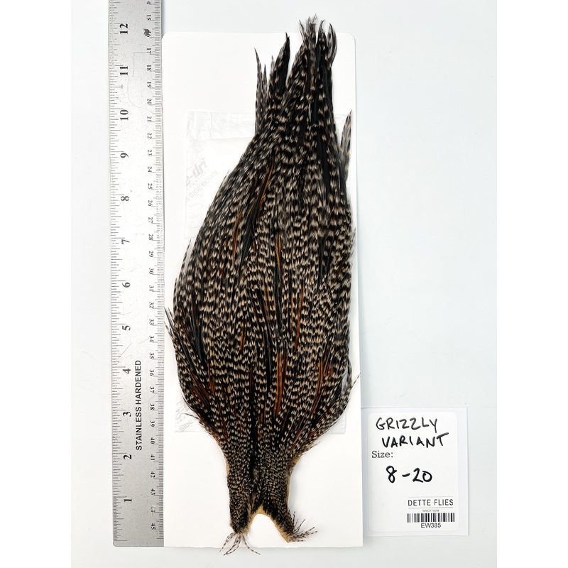 Grizzly Variant – Ewing Dry Fly Rooster Cape (385)