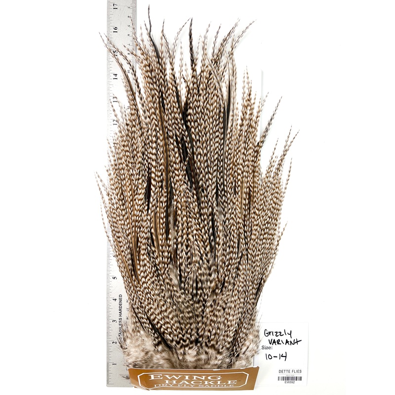 Grizzly Variant – Ewing Dry Fly Rooster Saddle (392)