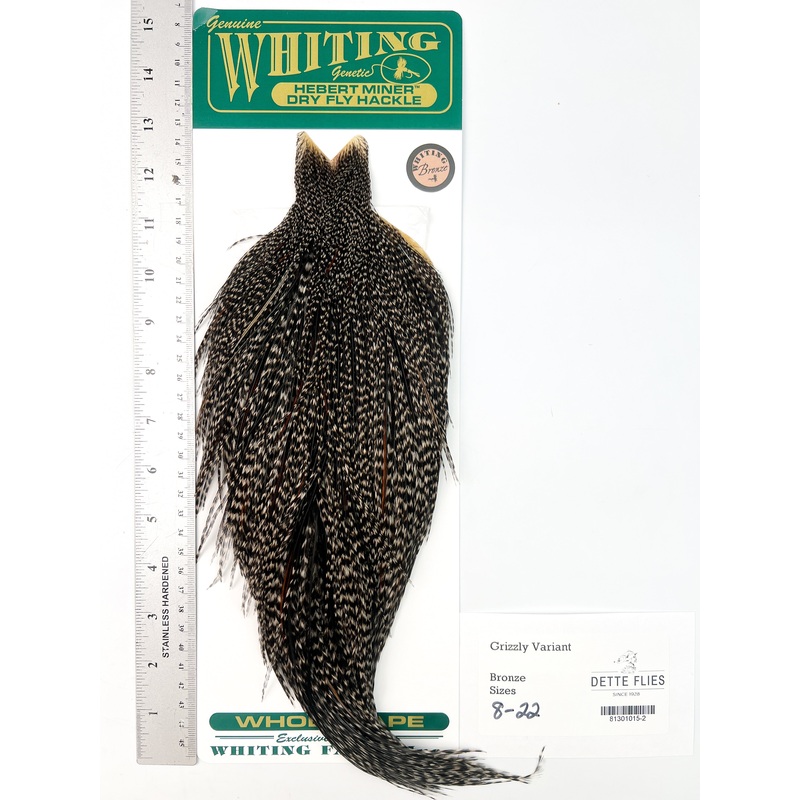 Grizzly Variant – Whiting Hebert Rooster Cape | Bronze Grade