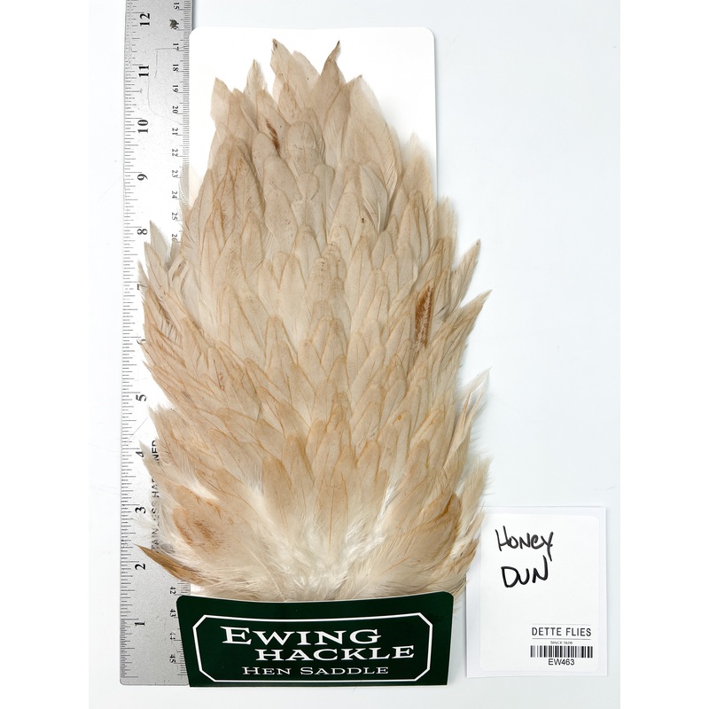 Honey Dun – Ewing Hen Saddle (463)