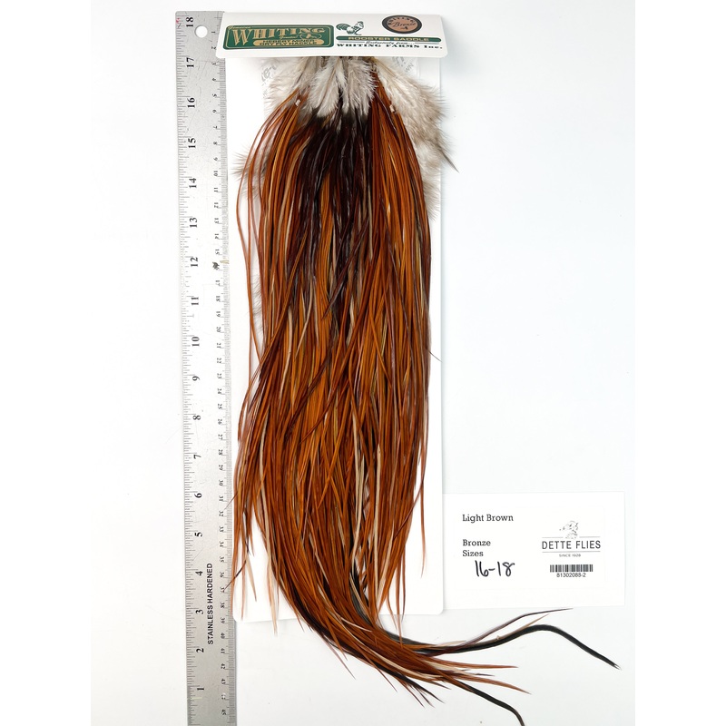 Light Brown – Whiting Hebert Rooster Saddle | Bronze Grade