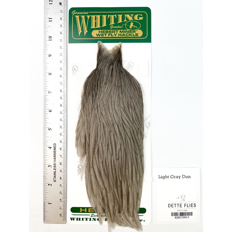 Light Gray Dun – Whiting Hebert Hen Cape