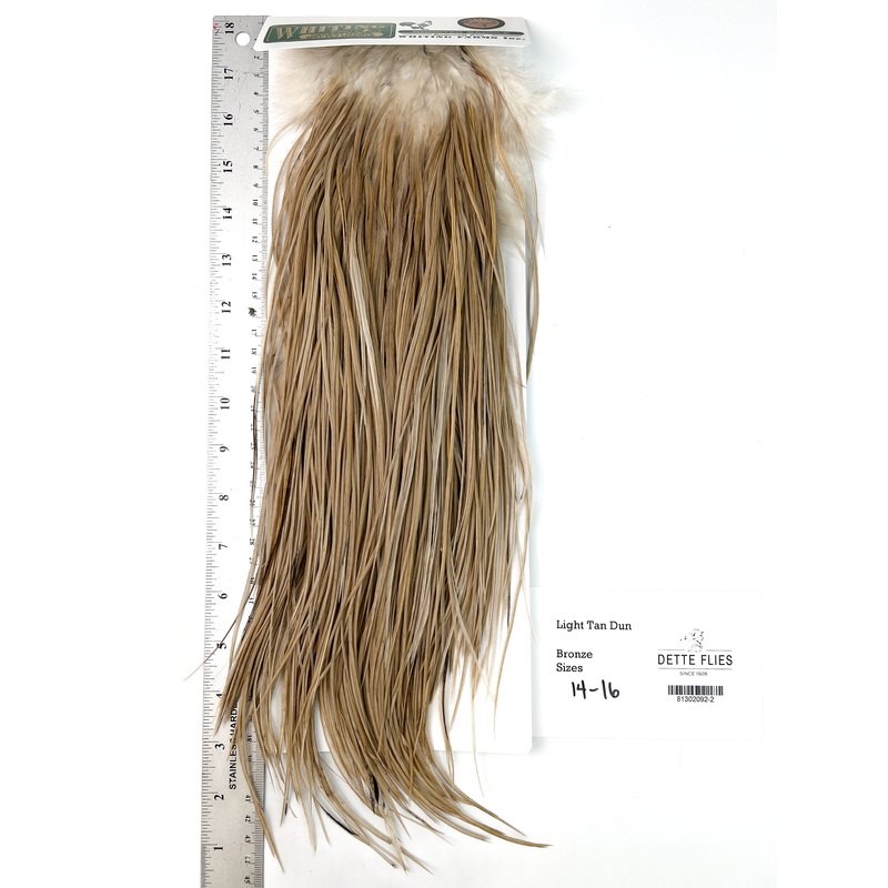 Light Tan Dun – Whiting Hebert Rooster Saddle | Bronze Grade