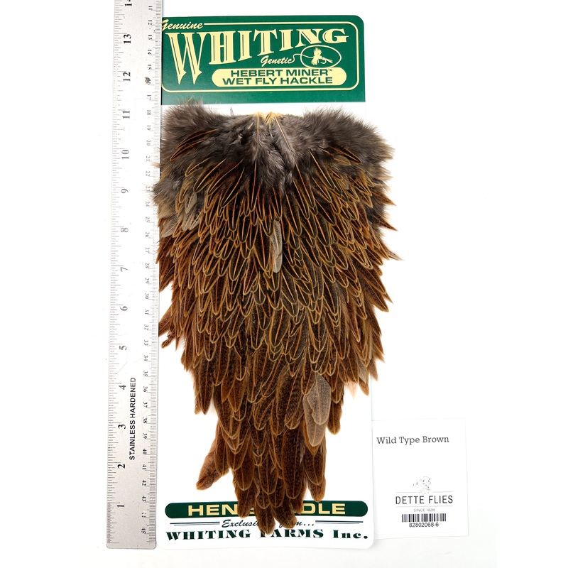 Wild Type Brown – Whiting Hebert Hen Saddle