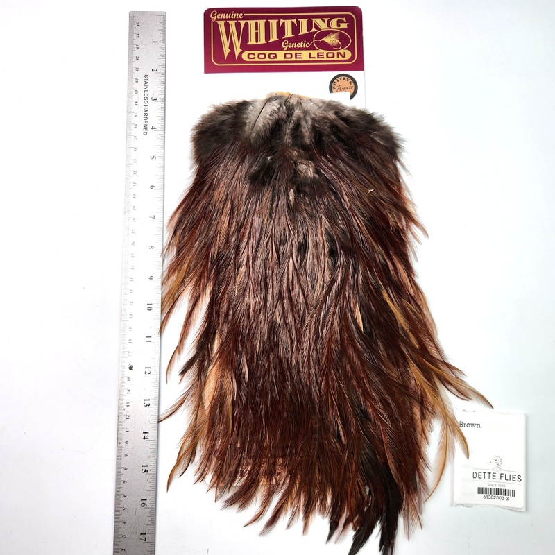 Brown – Whiting Coq de Leon Rooster Saddle | Bronze Grade