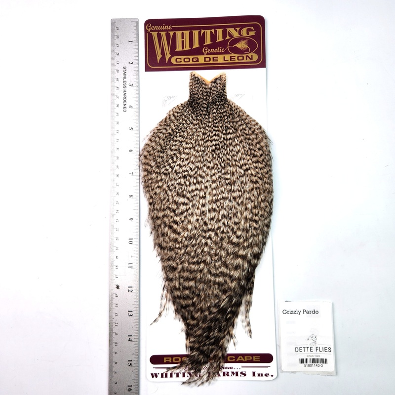 Grizzly Pardo – Whiting Coq de Leon Rooster Cape