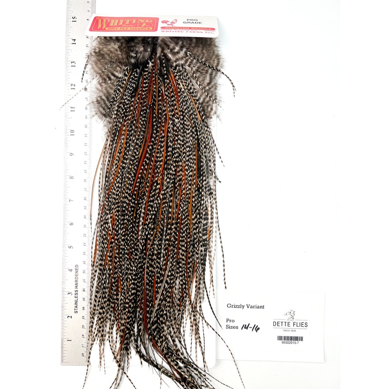 Grizzly Variant – Whiting Line Rooster Saddle – Pro Grade