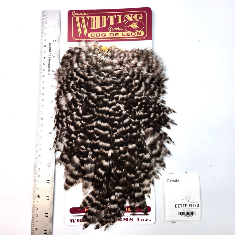 Grizzly – Whiting Coq de Leon Hen Saddle (#3)