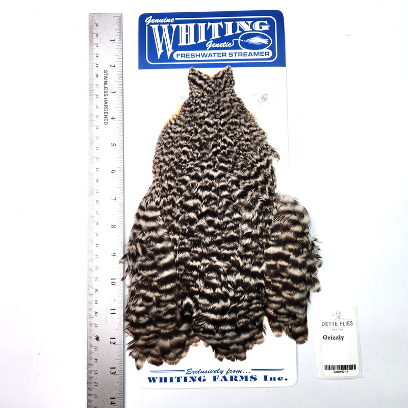 Grizzly – Whiting Freshwater Streamer Hen Cape (#1)