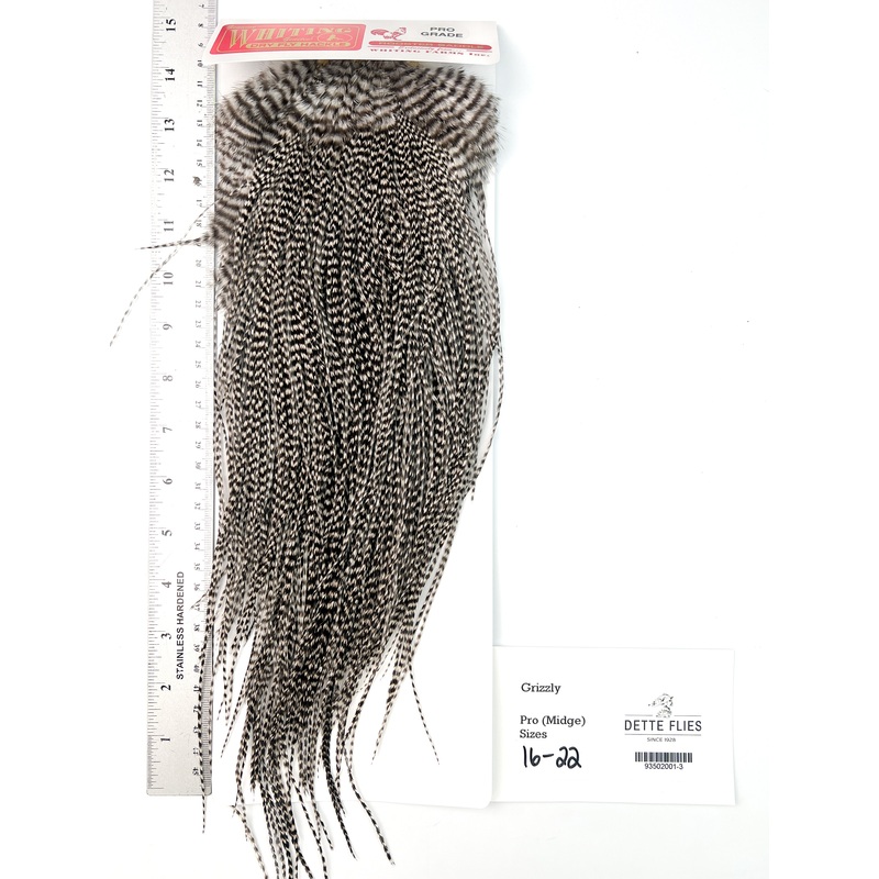 Grizzly – Whiting Midge Rooster Saddle – Pro Grade