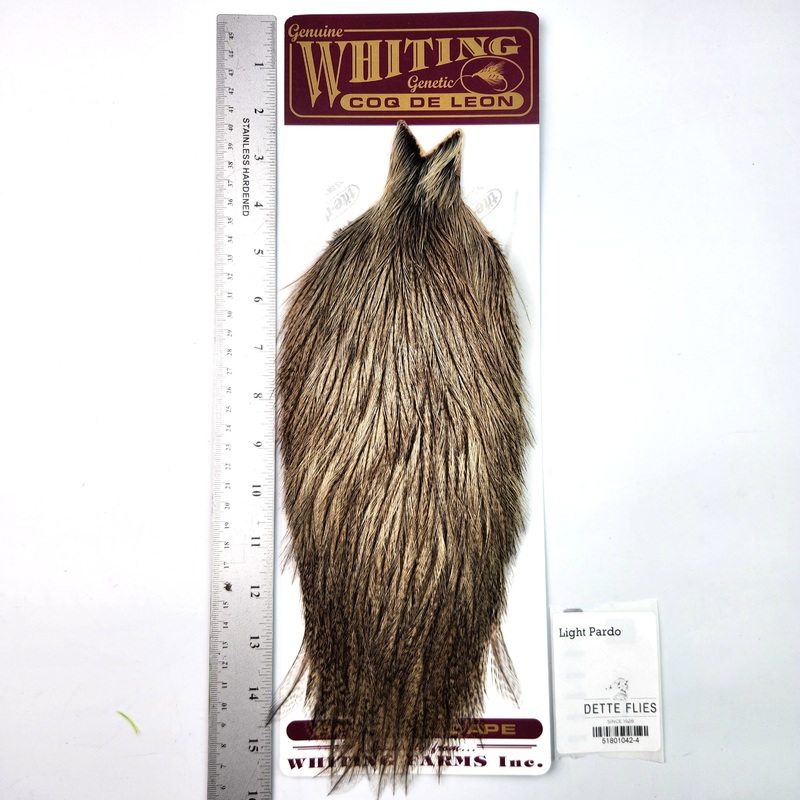 Light Pardo – Whiting Coq de Leon Rooster Cape