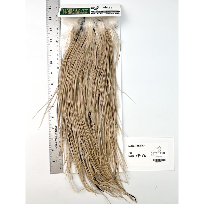 Light Tan Dun – Whiting Hebert Rooster Saddle | Pro Grade