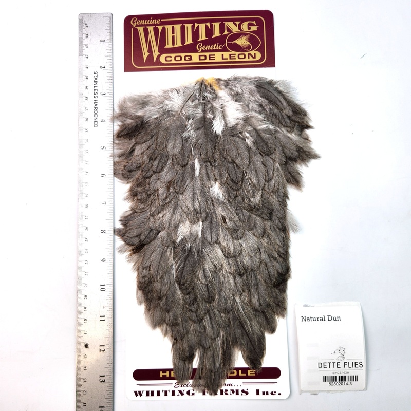 Natural Dun – Whiting Coq de Leon Hen Saddle (#3)