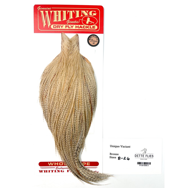 Unique Variant – Whiting Line Rooster Cape – Bronze Grade