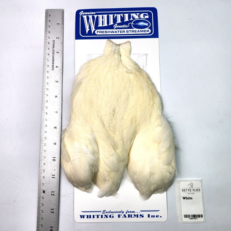 White – Whiting Freshwater Streamer Hen Cape (#1)