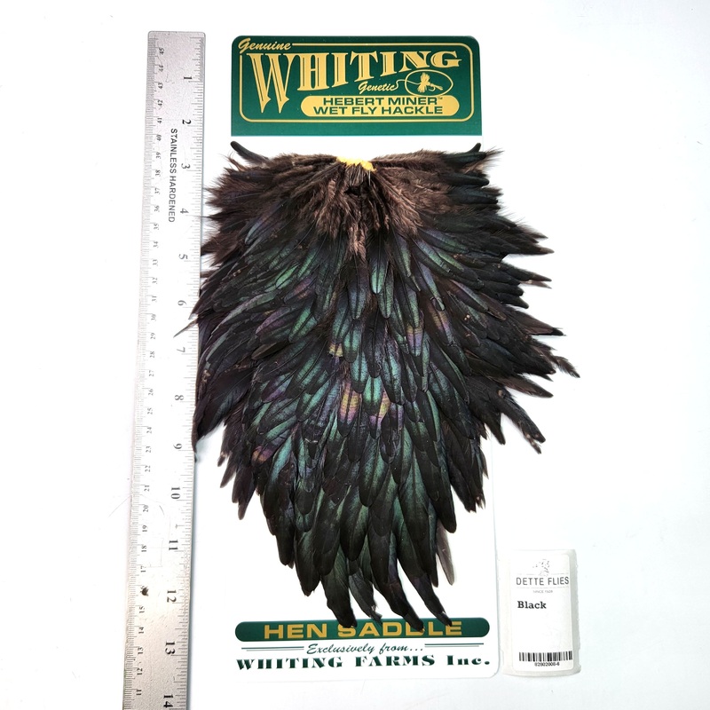 Black – Whiting Hebert Hen Saddle (#6)