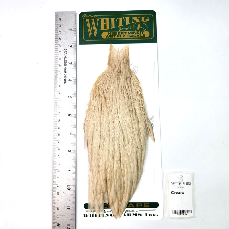 Cream – Whiting Hebert Hen Cape (#4)