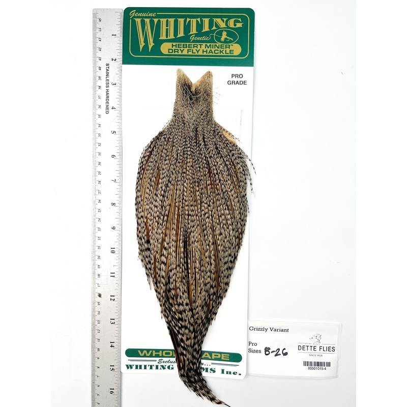 Grizzly Variant – Whiting Hebert Rooster Cape | Pro Grade (#4)