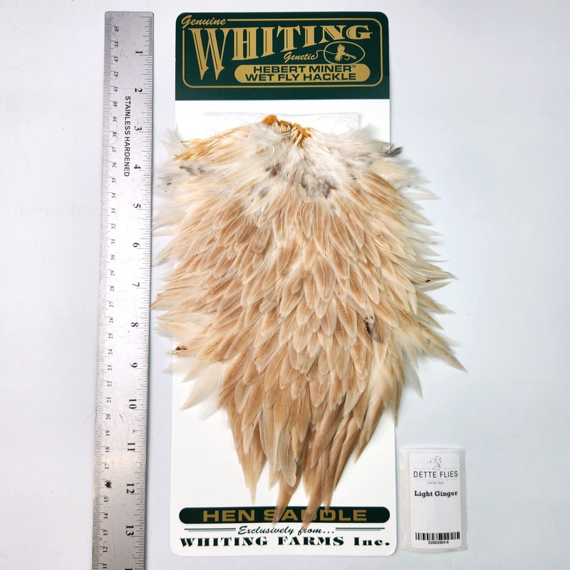 Light Ginger – Whiting Hebert Hen Saddle (#5)