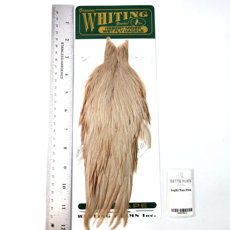 Light Tan Dun – Whiting Hebert Hen Cape (#3)