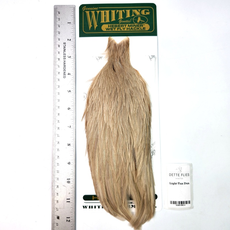 Light Tan Dun – Whiting Hebert Hen Cape (#4)