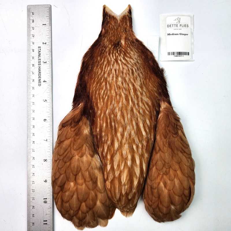 Medium Ginger – Whiting 4B Hen Cape (#1)