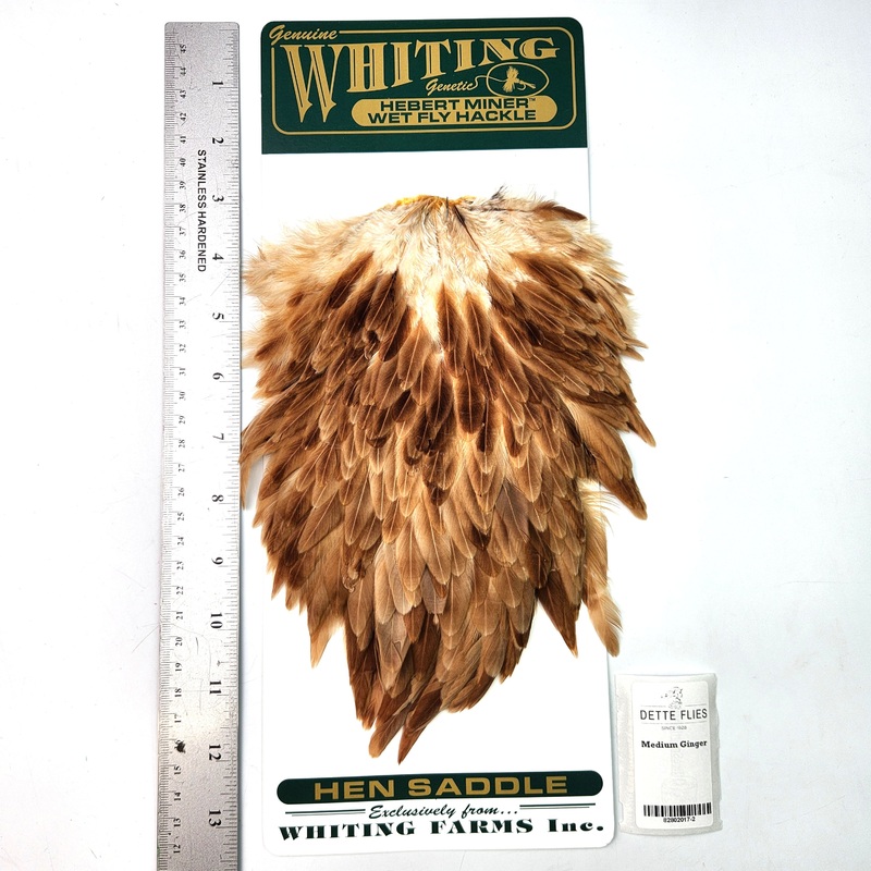 Medium Ginger – Whiting Hebert Hen Saddle (#2)