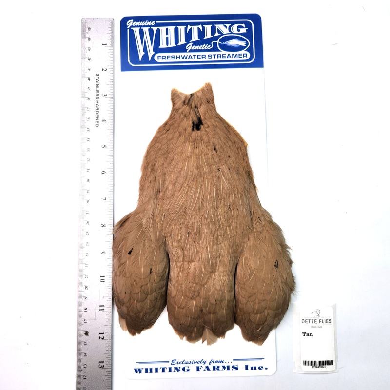 Tan – Whiting Freshwater Streamer Hen Cape (#1)