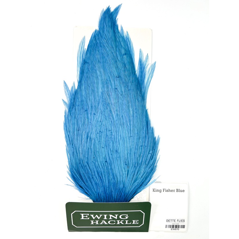 King Fisher Blue – Ewing Rooster Cape (570)
