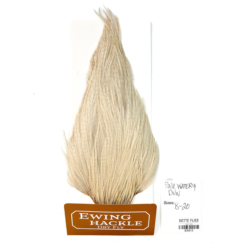 Pale Watery Dun – Ewing Dry Fly Rooster Cape (513)