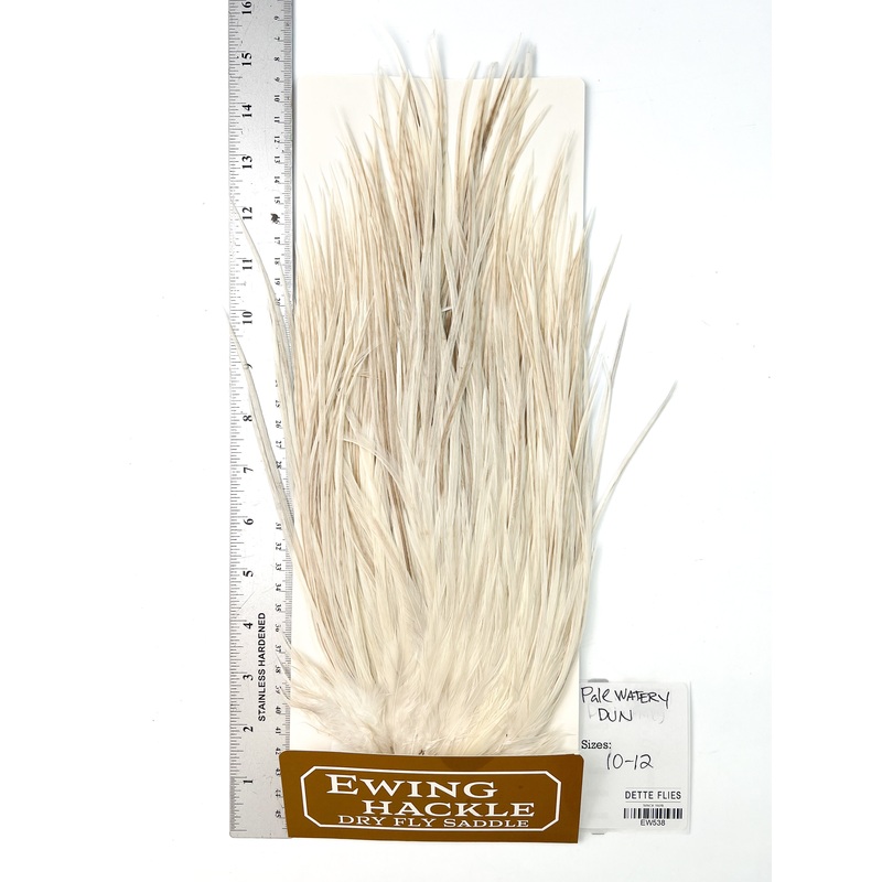 Pale Watery Dun – Ewing Dry Fly Rooster Saddle (538)